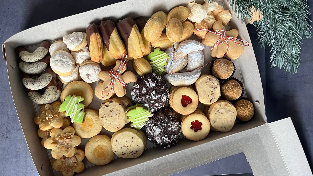 Christmas cookies mix box